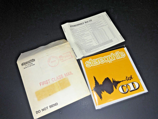 Vintage STEREOPHILE - Test CD STPH-002-2 (CD, 1990, Stereophile)