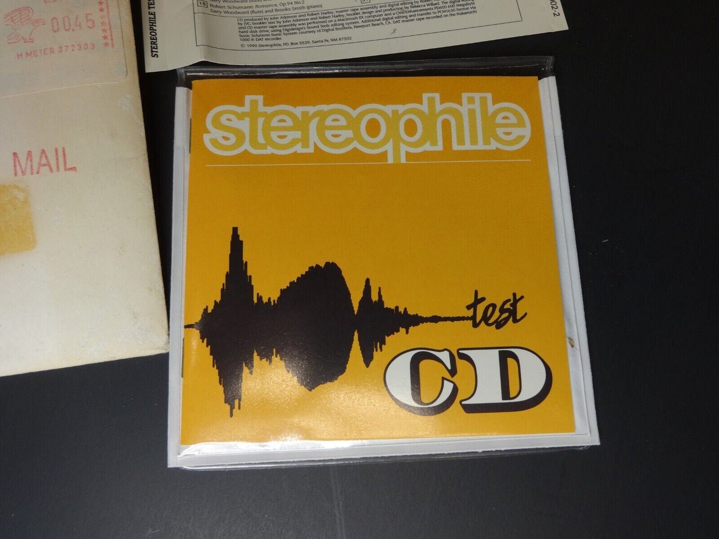 Vintage STEREOPHILE - Test CD STPH-002-2 (CD, 1990, Stereophile)