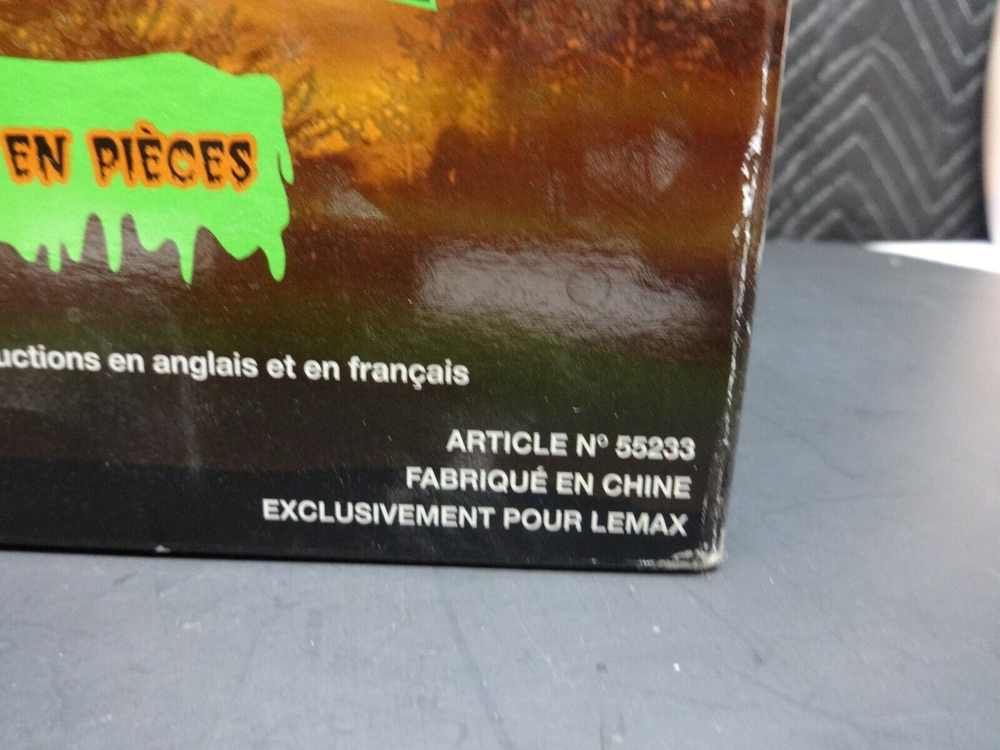 2005 Lemax Spooky Town “Rest In Pieces Mausoleum” #55233 Lights Sound Motion