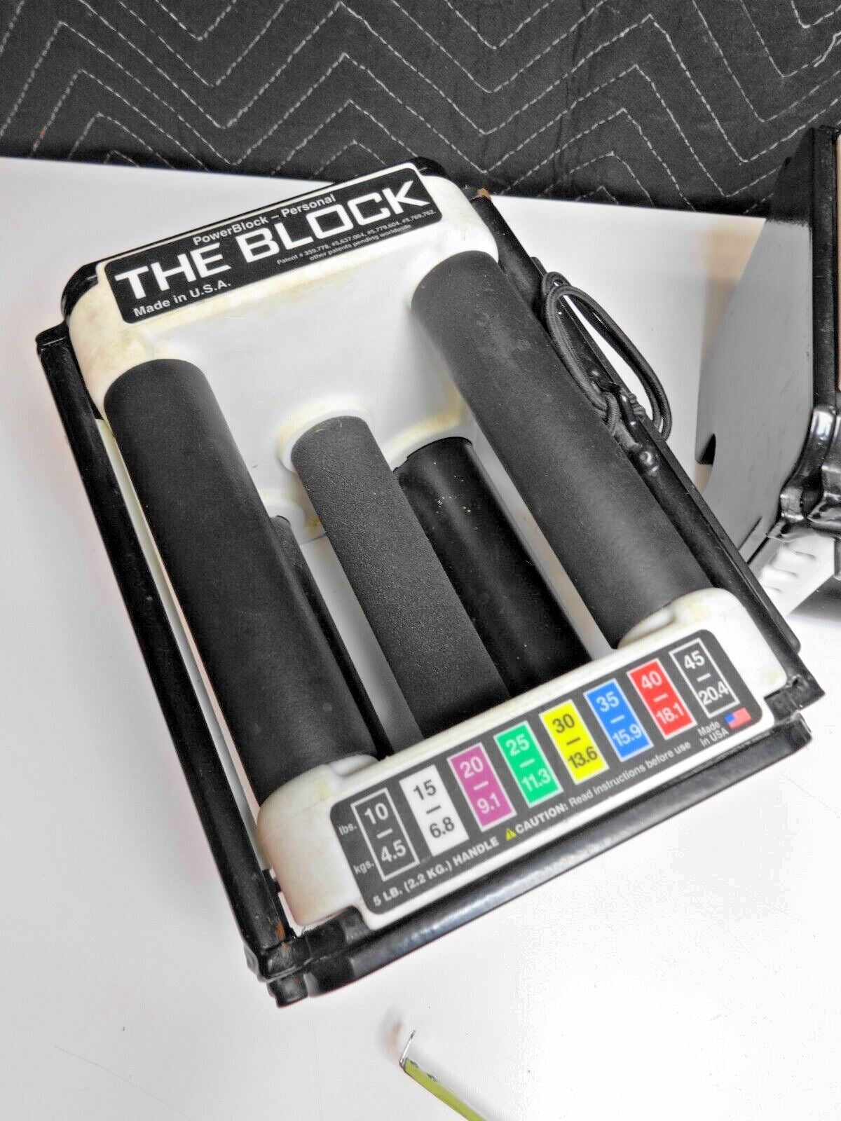 Pair of THE POWER BLOCK PERSONAL - THE BLOCK - * 10LB & 15LB WEIGHTS ONLY *