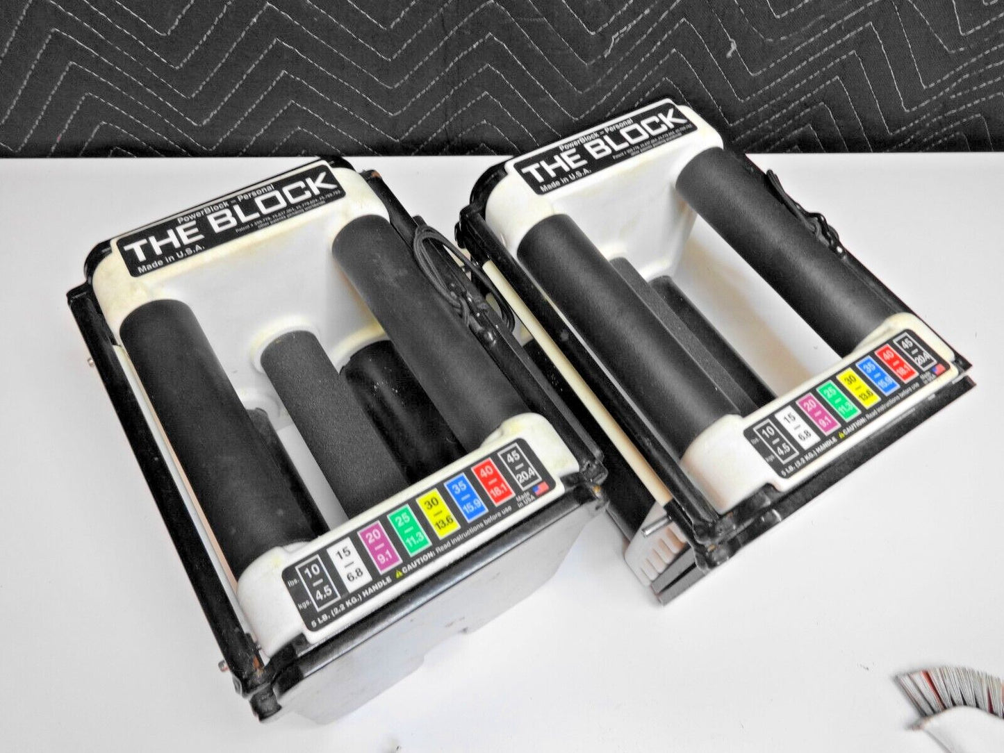 Pair of THE POWER BLOCK PERSONAL - THE BLOCK - * 10LB & 15LB WEIGHTS ONLY *