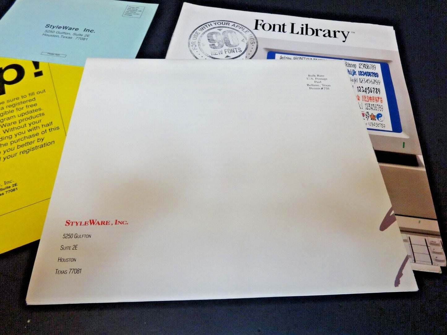 Styleware Font Library for Apple IIGS - 90 New Fonts - Vintage Software