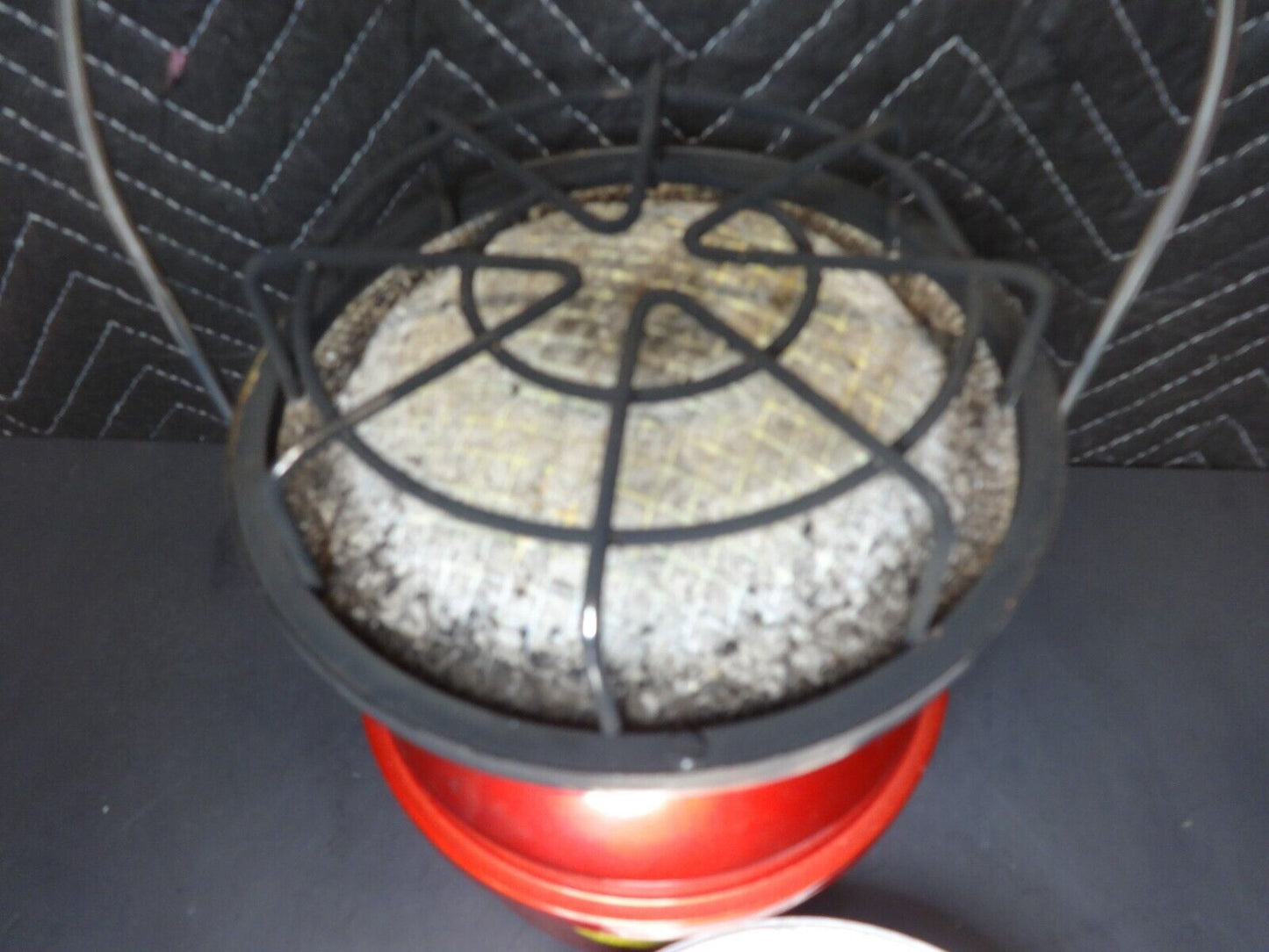 Vintage 1950s WHAM-O Safe FLAMELESS Hot Spot Catalytic Camping Stove Heater Red