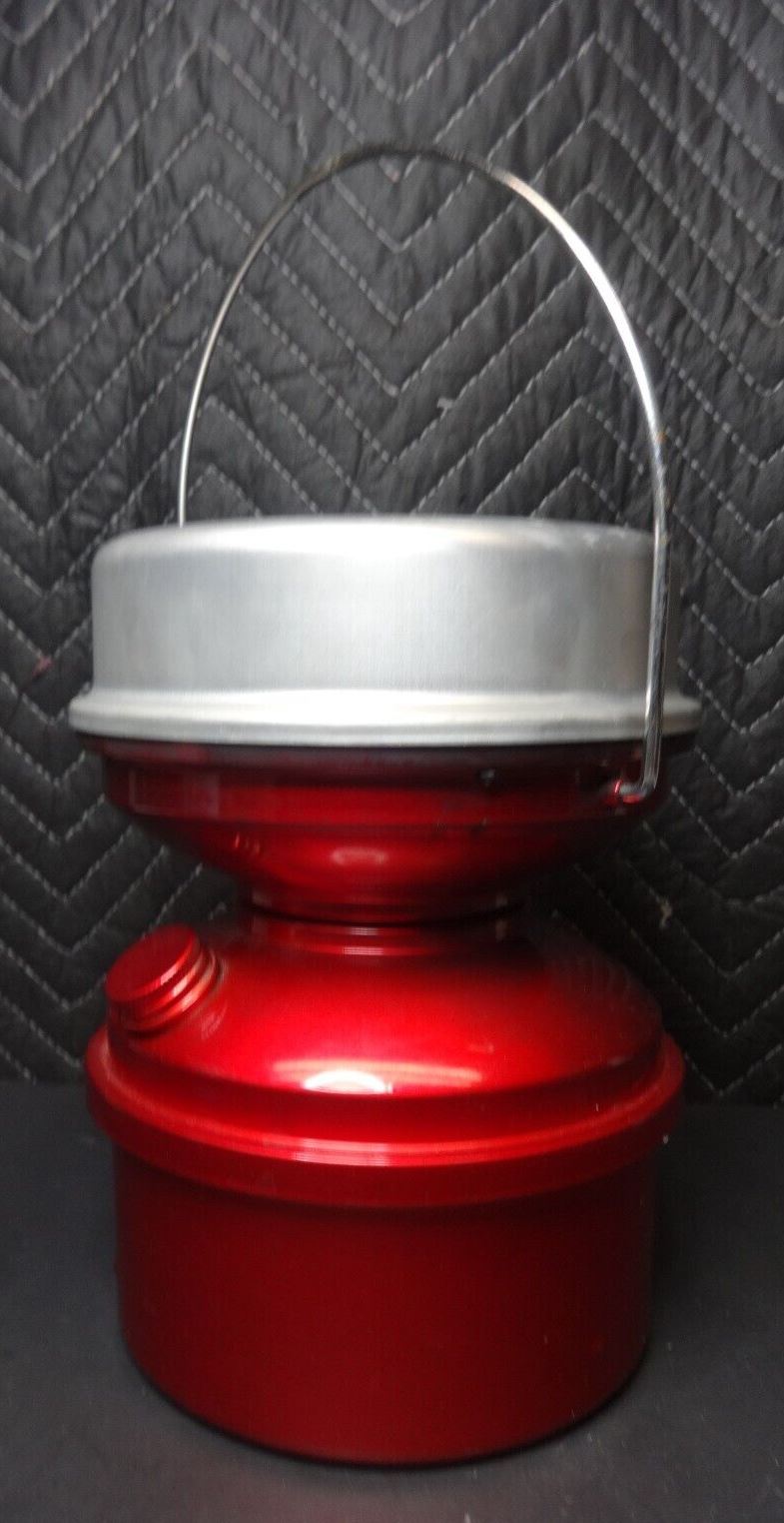 Vintage 1950s WHAM-O Safe FLAMELESS Hot Spot Catalytic Camping Stove Heater Red