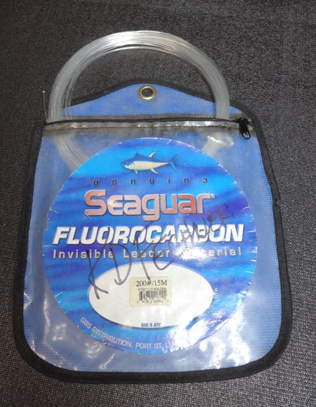LOT OF 3 Seaguar Blue Label Big Game Fluorocarbon Leader - 200# & 130#