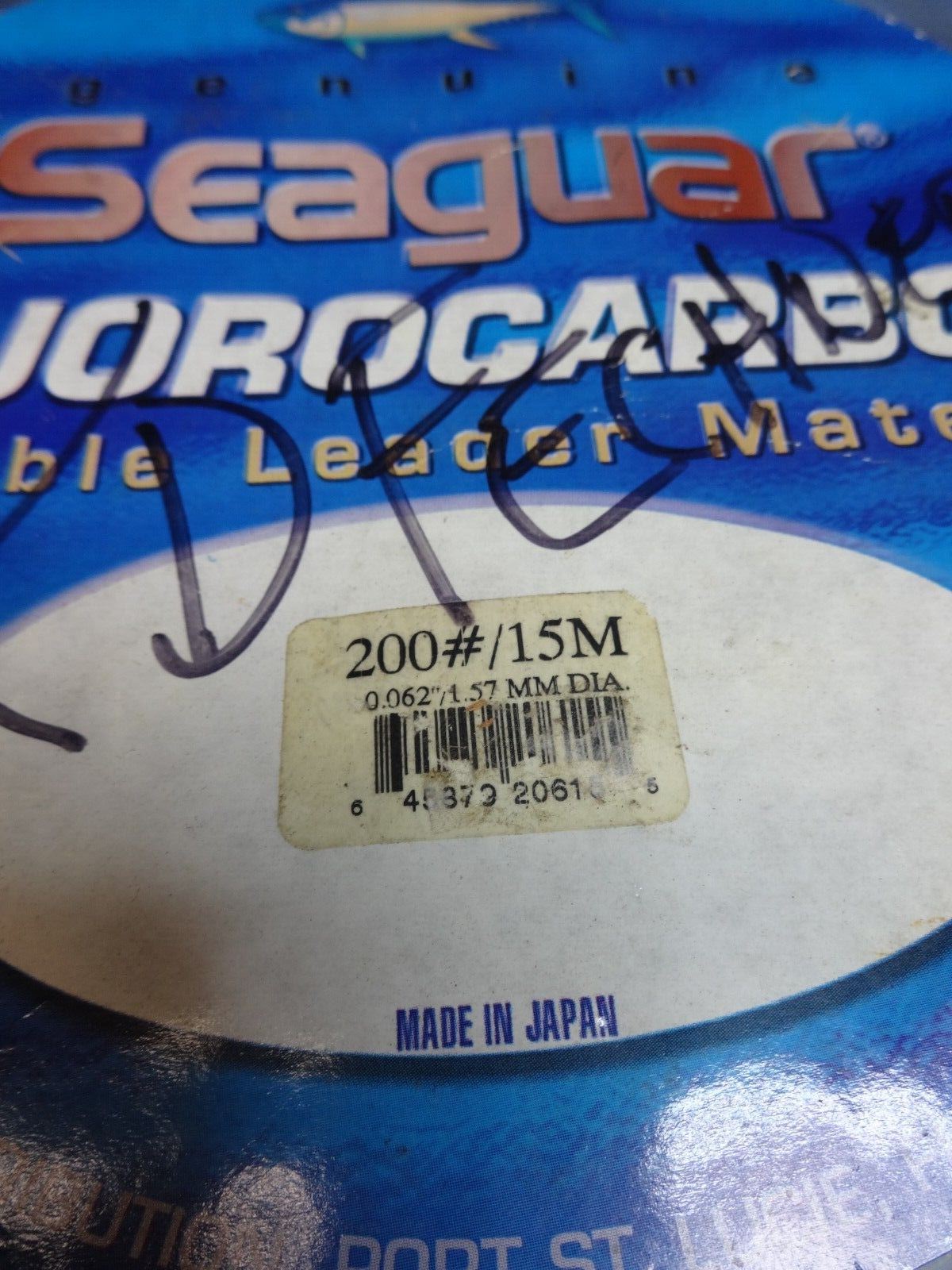 LOT OF 3 Seaguar Blue Label Big Game Fluorocarbon Leader - 200# & 130#