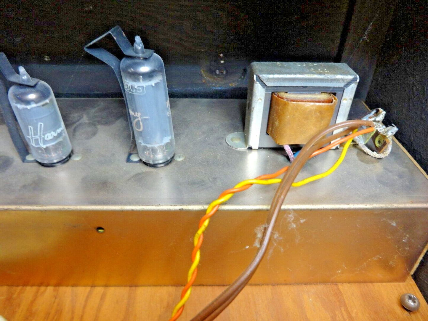 Vintage 1950s 1960s Harmony Tube amp H-400 A Small USA MADE combo Amp