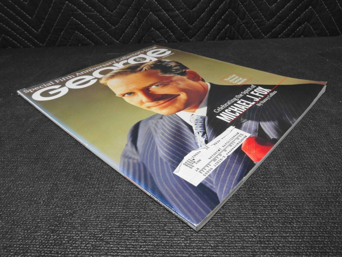2000 OCTOBER GEORGE MAGAZINE - MICHAEL J. FOX COVER - SPIKE LEE -JOHN ROCKER