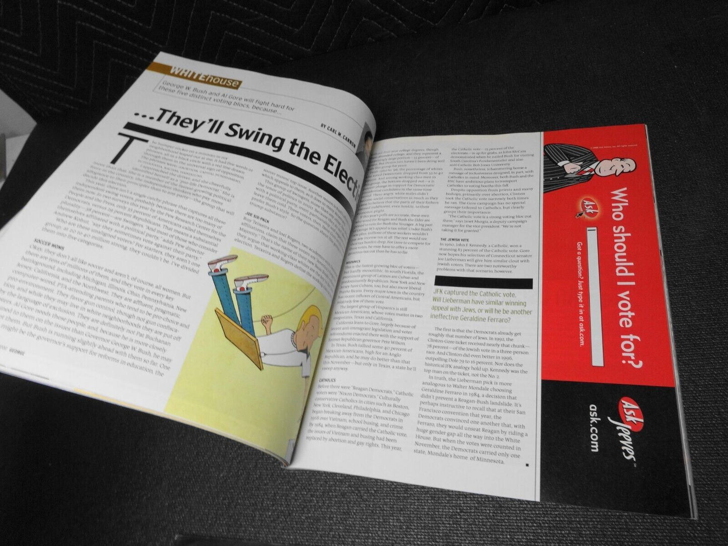 2000 OCTOBER GEORGE MAGAZINE - MICHAEL J. FOX COVER - SPIKE LEE -JOHN ROCKER