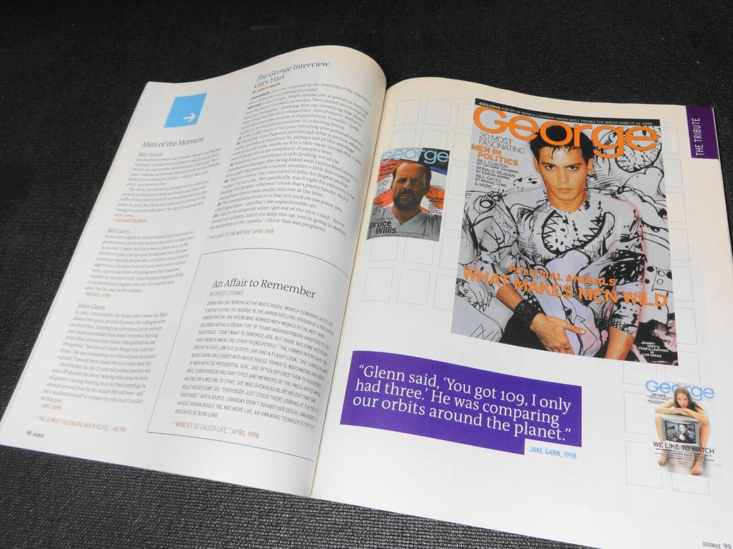 George Magazine, Farewell Issue, May 31, 2001