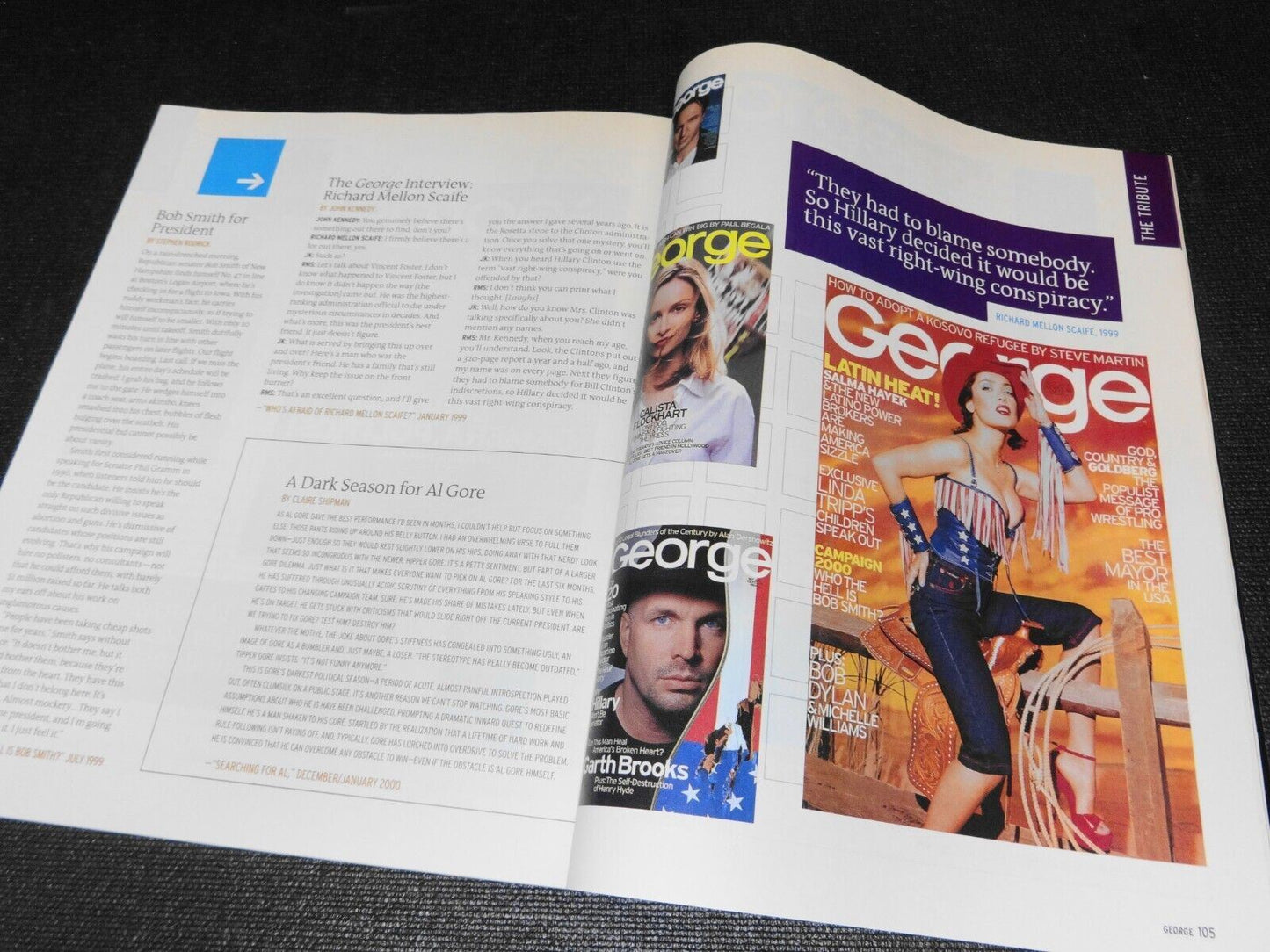 George Magazine, Farewell Issue, May 31, 2001