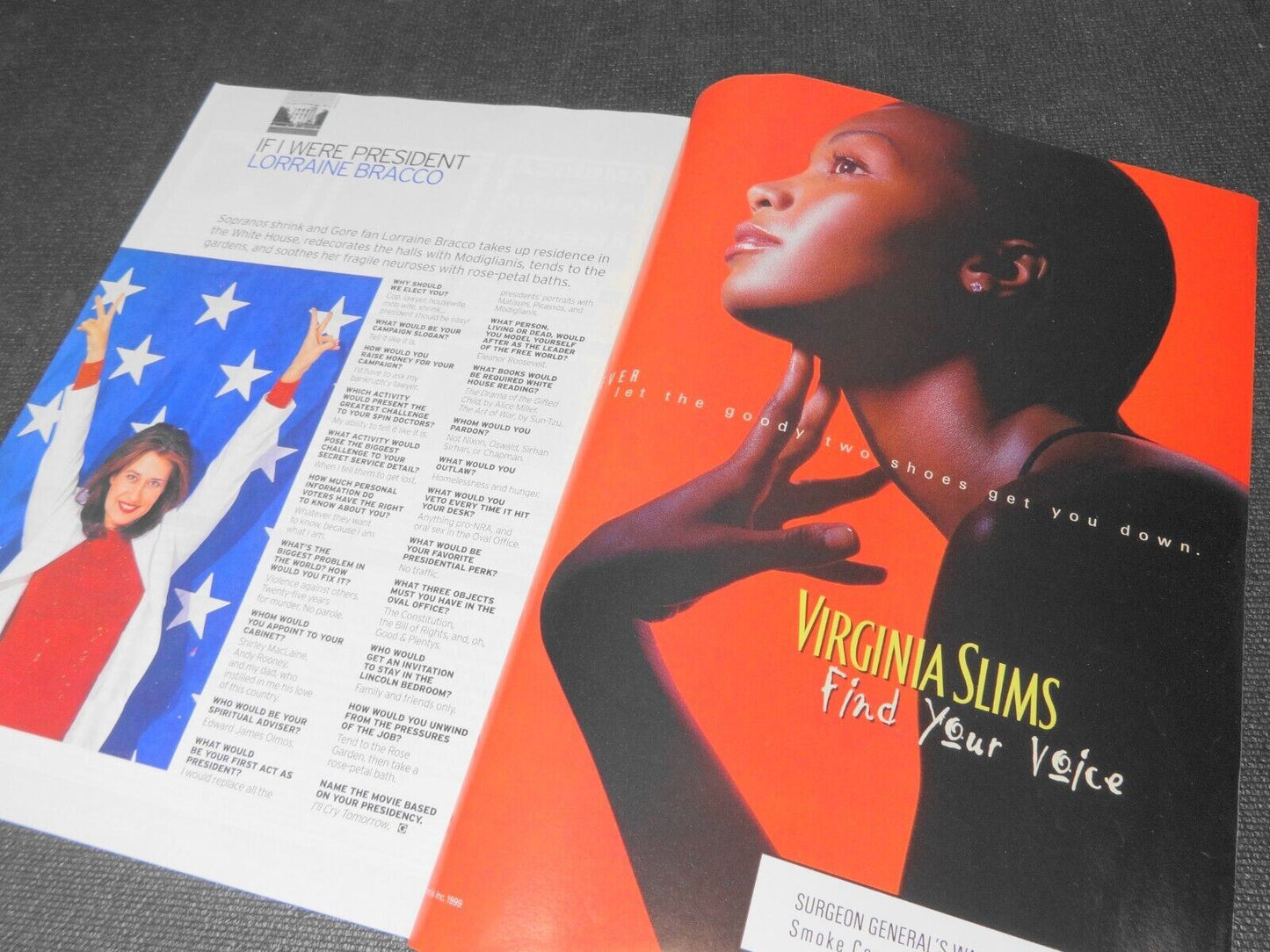 2000 April GEORGE - JFK Jr Magazine - Bono