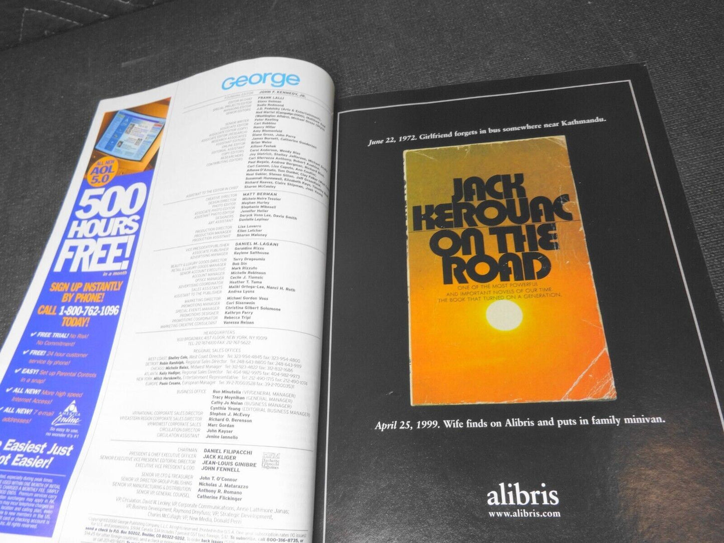 2000 April GEORGE - JFK Jr Magazine - Bono