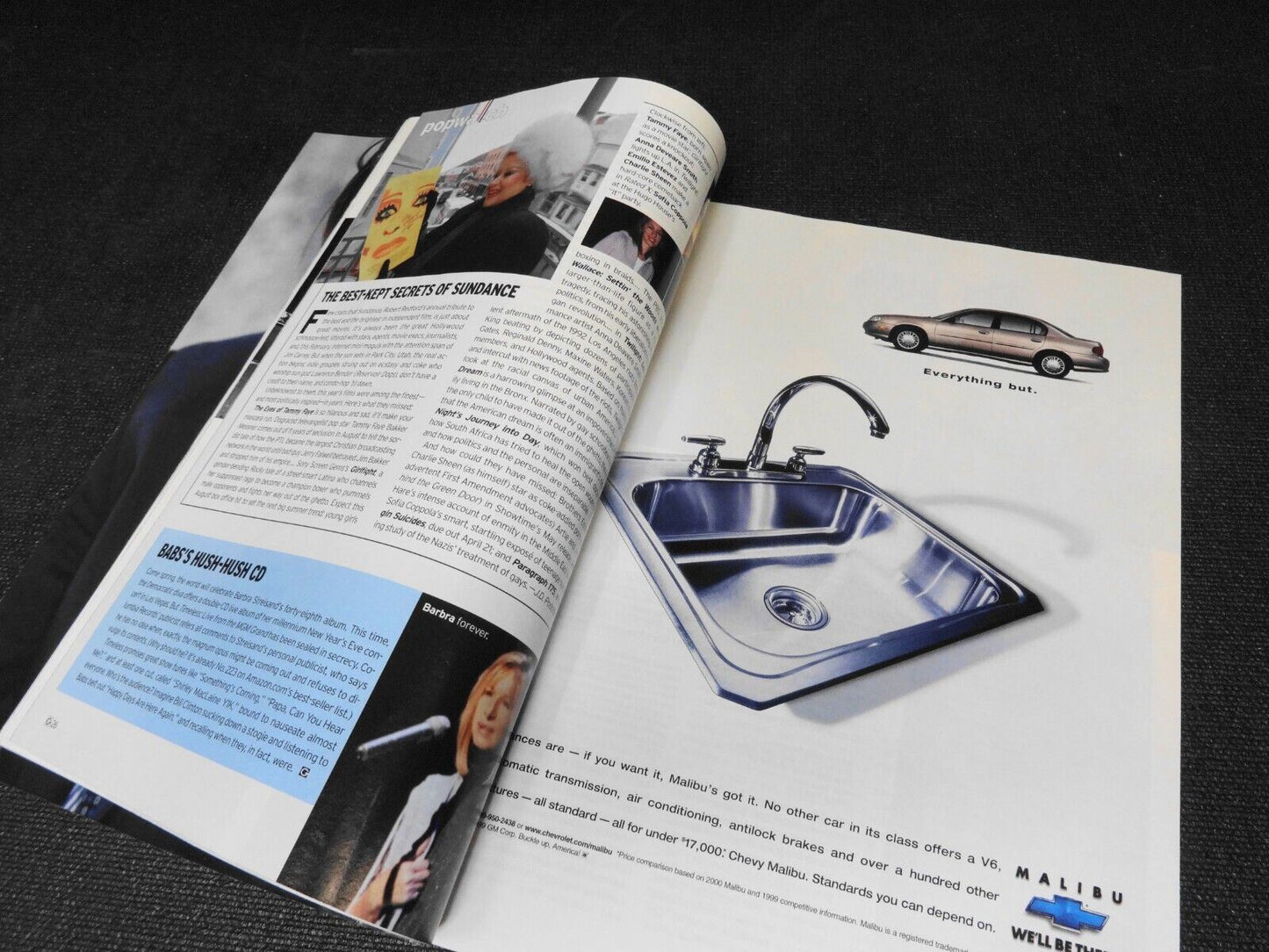 2000 April GEORGE - JFK Jr Magazine - Bono