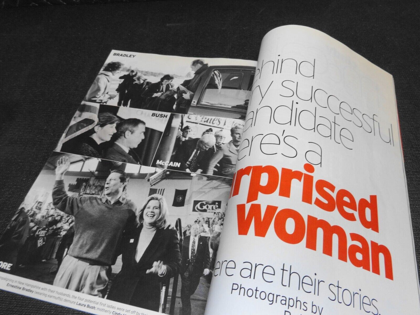 2000 April GEORGE - JFK Jr Magazine - Bono