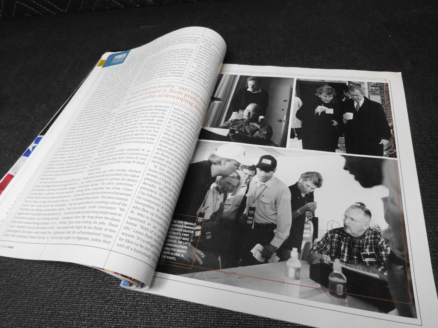 George Magazine July 2000 issue - Mel Gibson on the cover