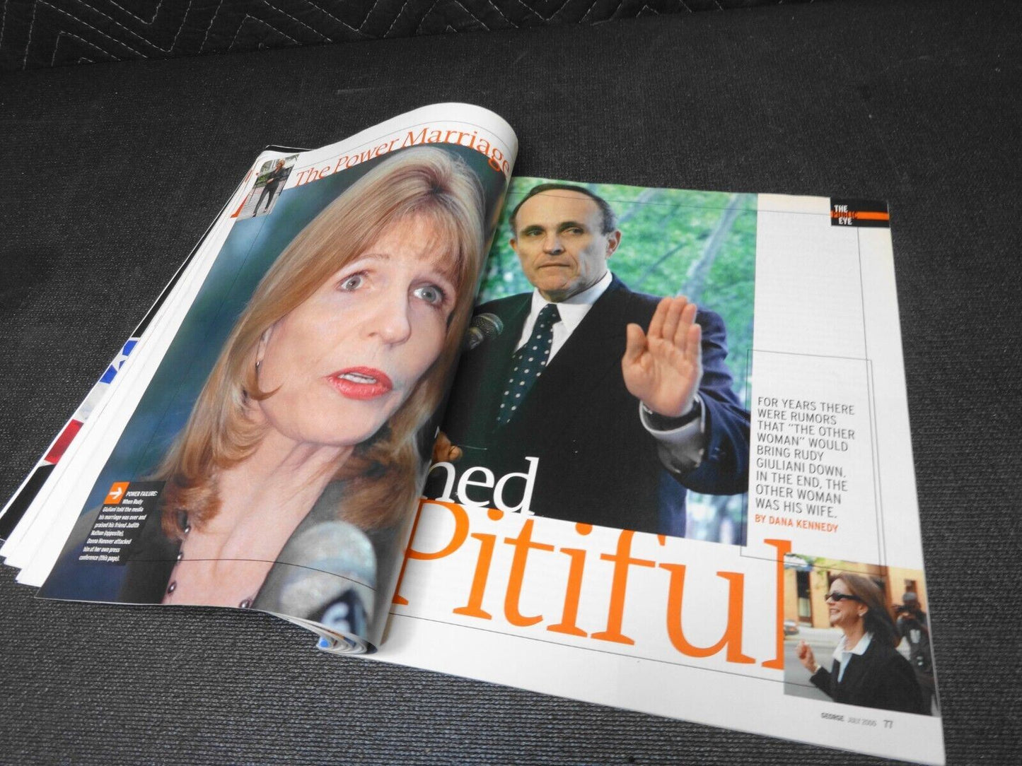 George Magazine July 2000 issue - Mel Gibson on the cover