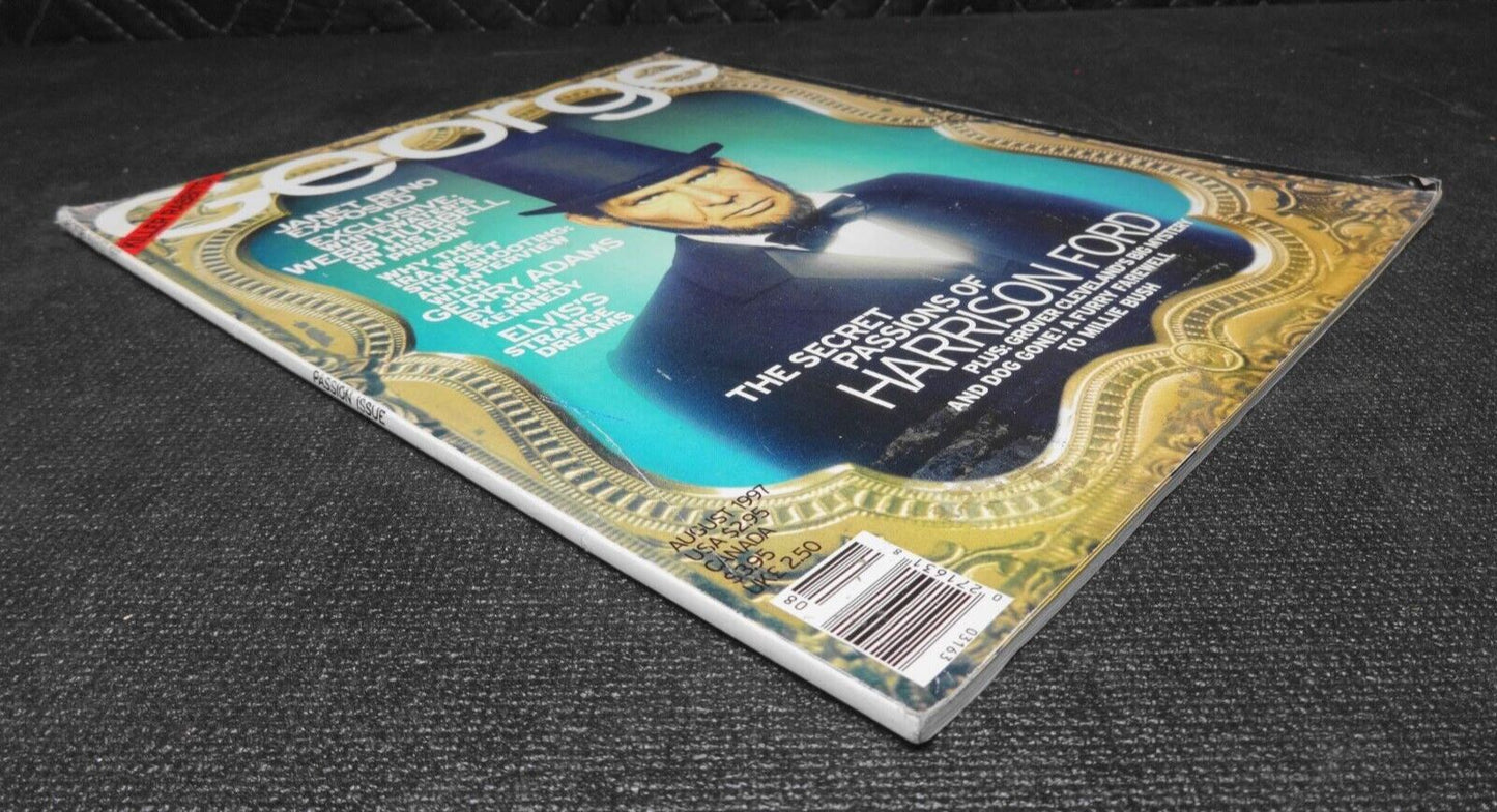 George Magazine, August 1997 - Harrison Ford