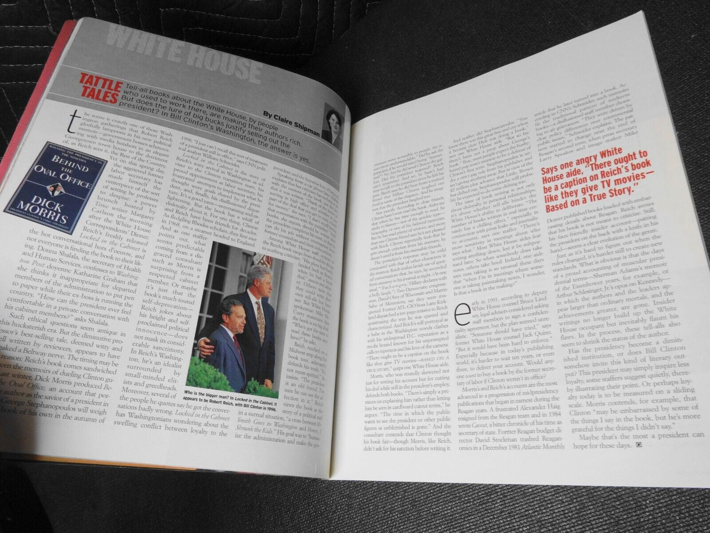 George Magazine, August 1997 - Harrison Ford