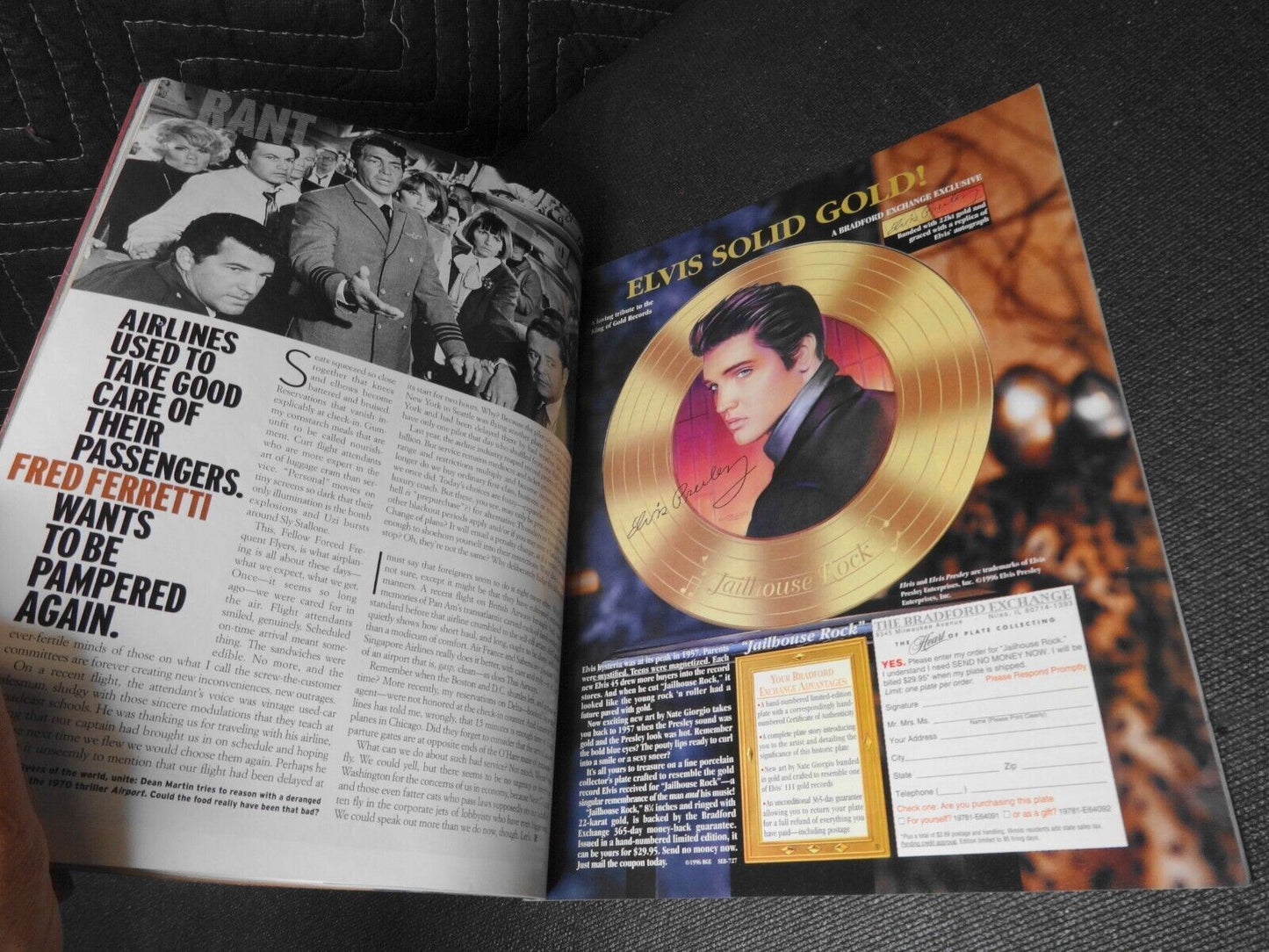 George Magazine, August 1997 - Harrison Ford