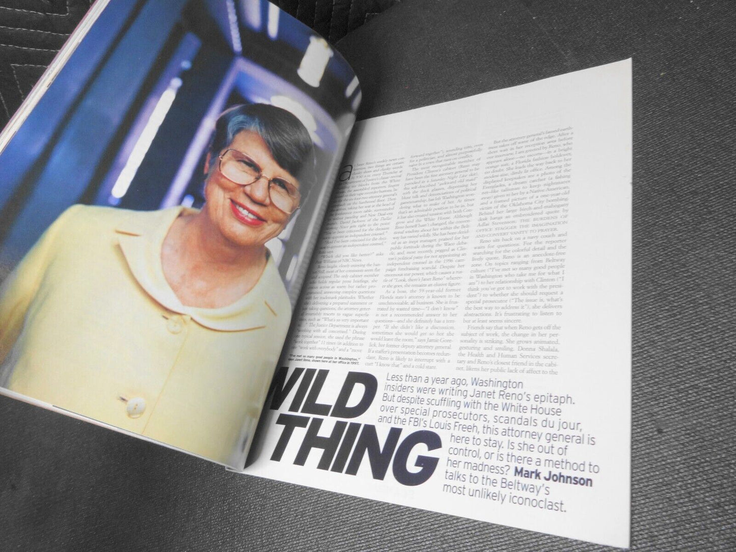 George Magazine, August 1997 - Harrison Ford