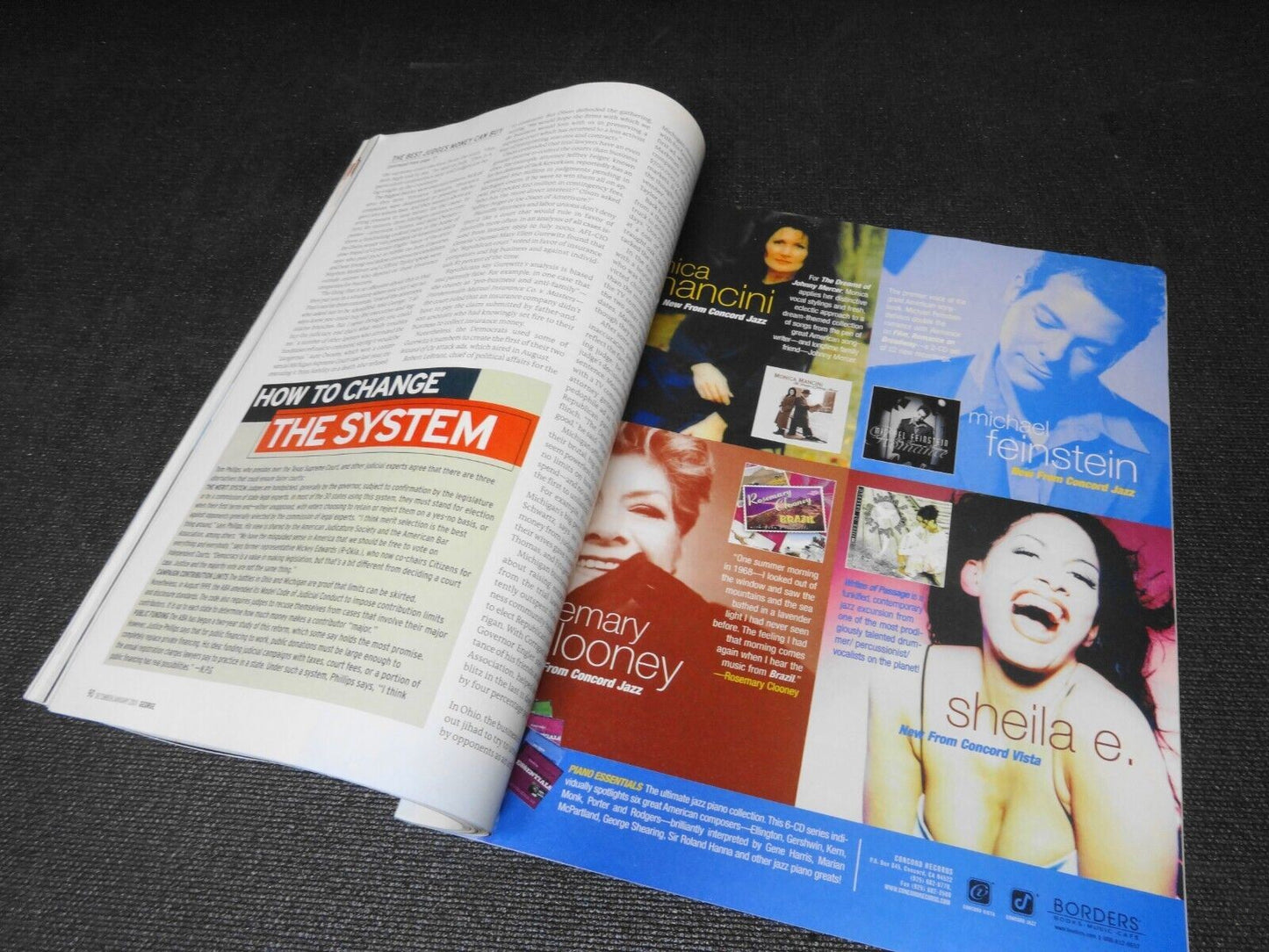 John JFK Kennedy Jr George Magazine December 2000 January 2001 Linda Tripp