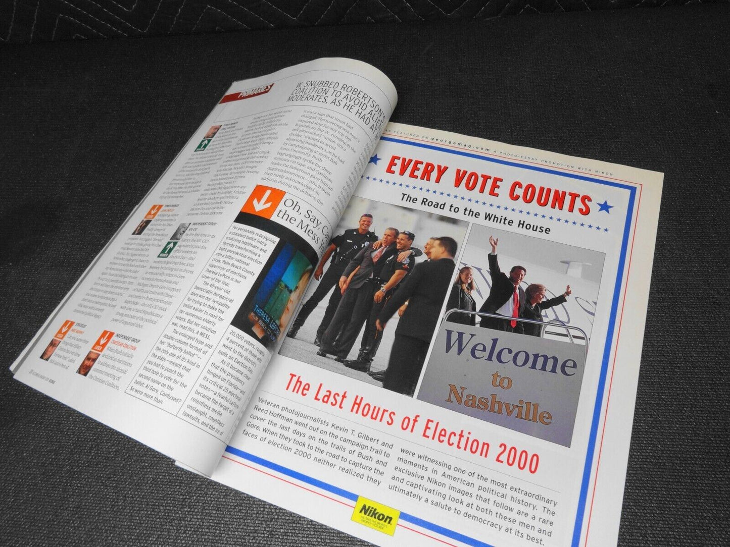 John JFK Kennedy Jr George Magazine December 2000 January 2001 Linda Tripp