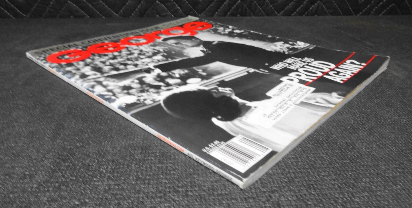 John Kennedy Jr. George Magazine August 2000 President JFK & Jackie Cover