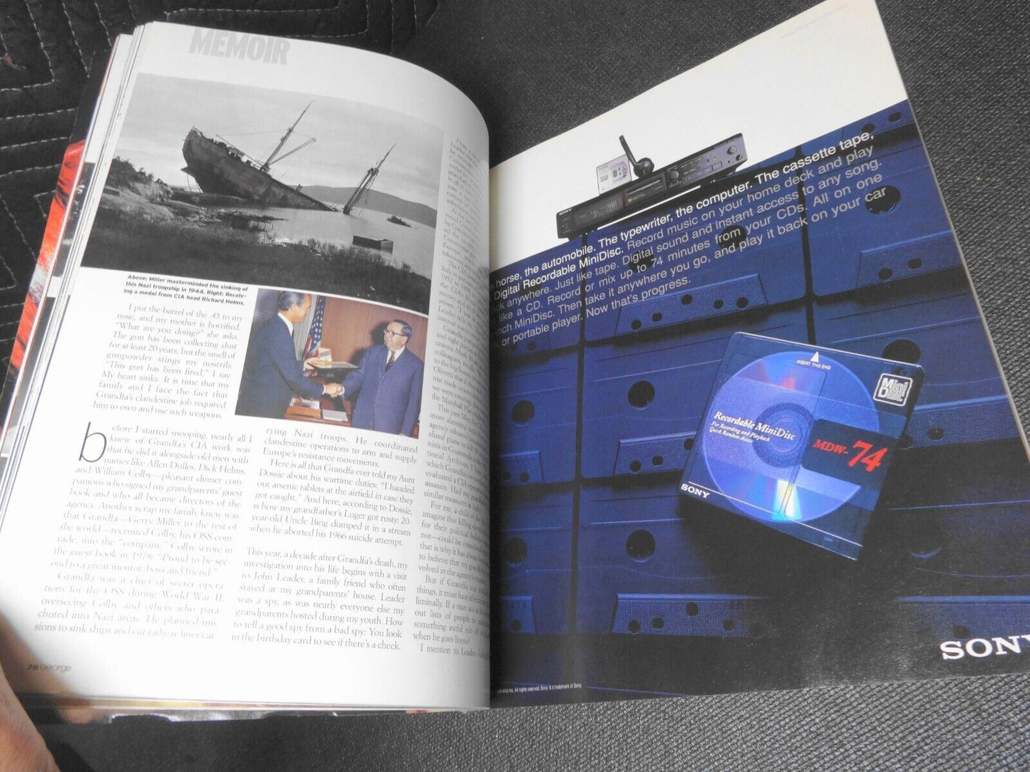 George Magazine October 1997 Spy Issue, Top 10 Spy Missions, The CIA