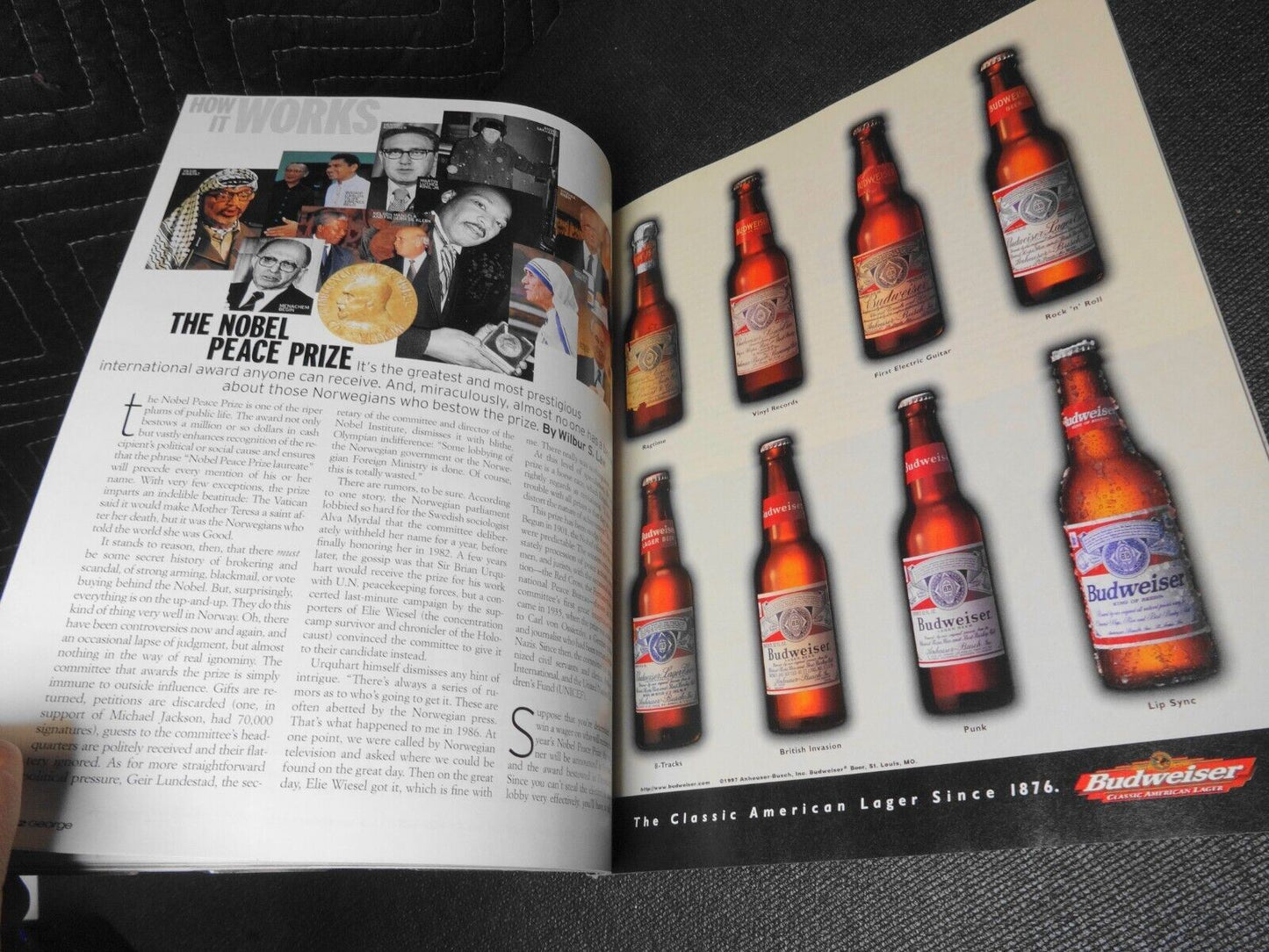 George Magazine October 1997 Spy Issue, Top 10 Spy Missions, The CIA