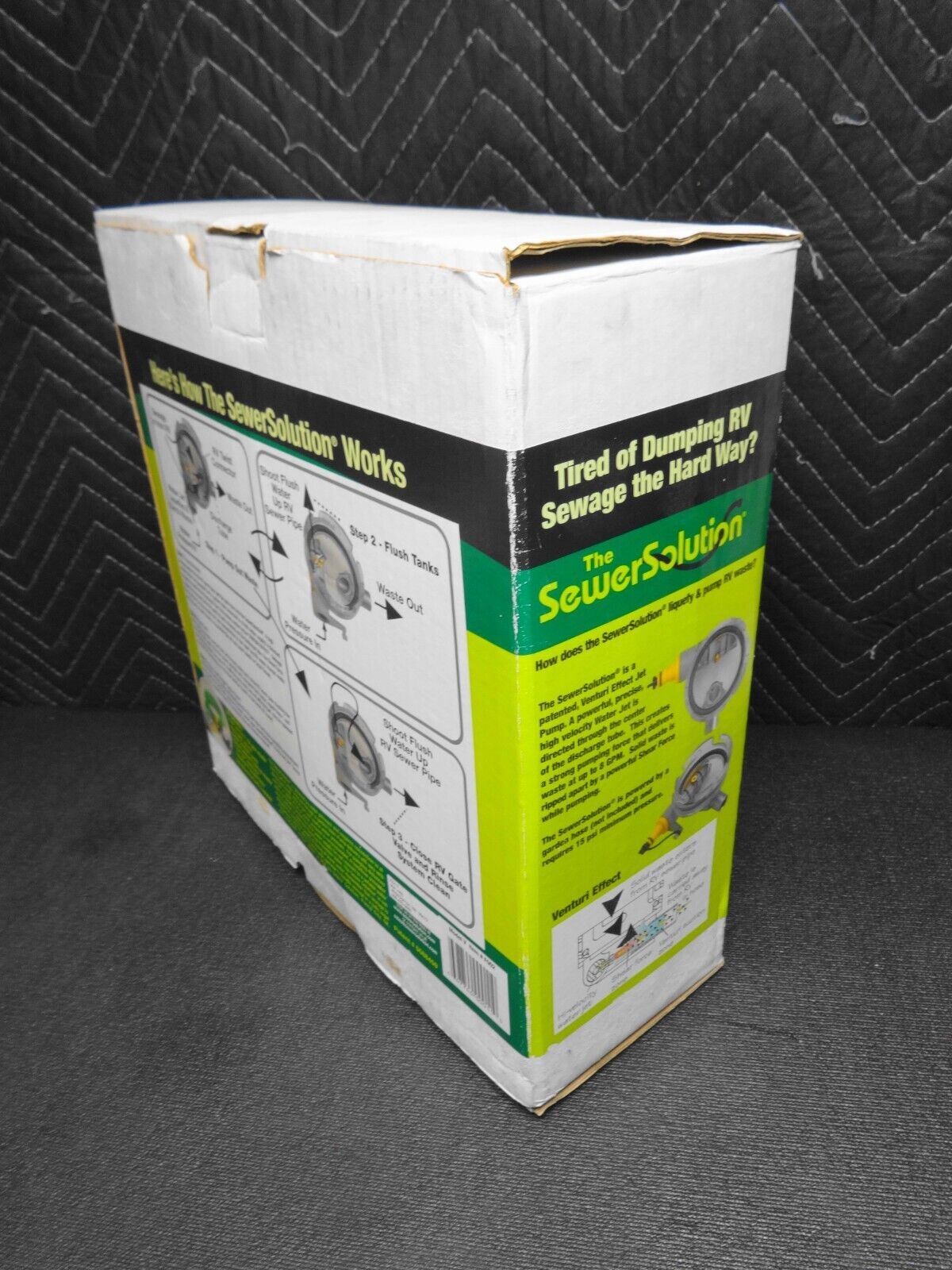 VALTERRA SS01 THE SEWER SOLUTION SYSTEM & RV WASTEWATER PUMP KIT 10' HOSE