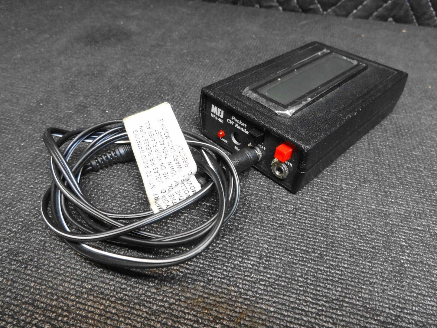 MFJ-461 Pocket CW Morse Code Reader Very Clean And Works Free Shipping