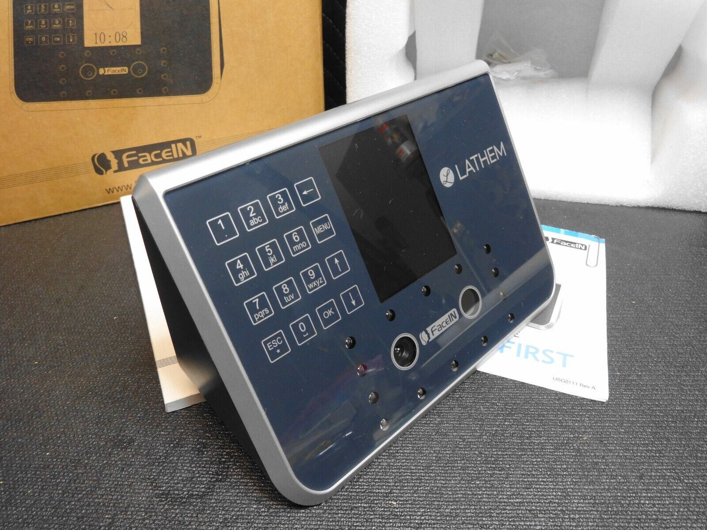 Lathem FaceIN FR650 Biometric Facial Recognition Time clock System