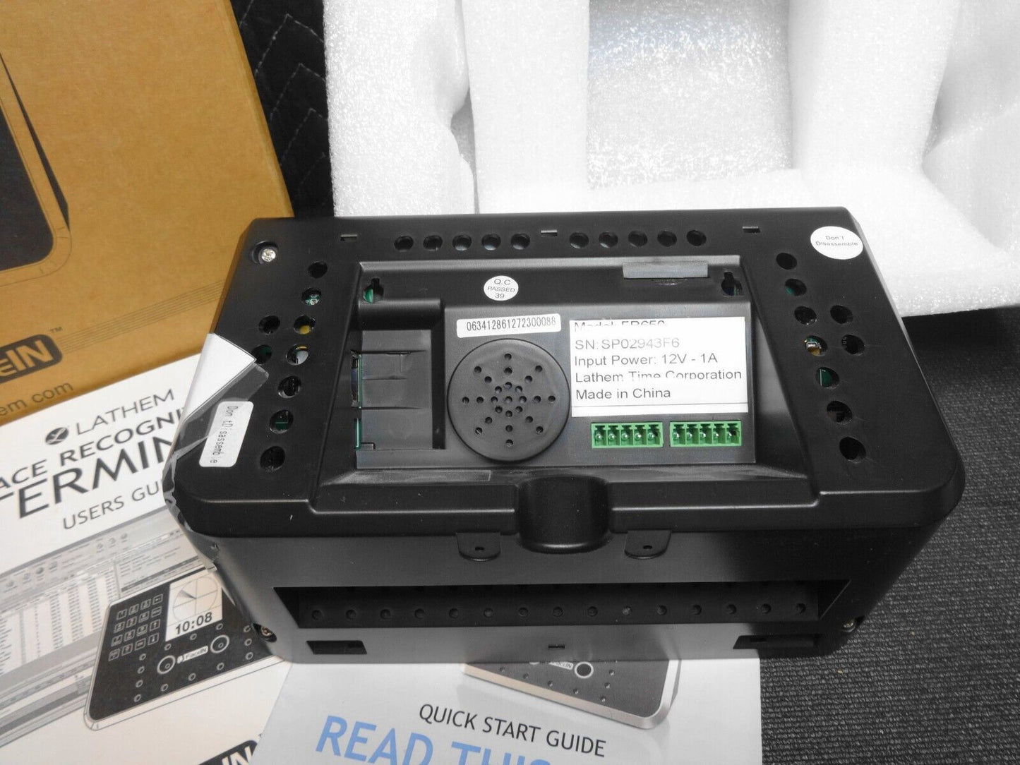 Lathem FaceIN FR650 Biometric Facial Recognition Time clock System