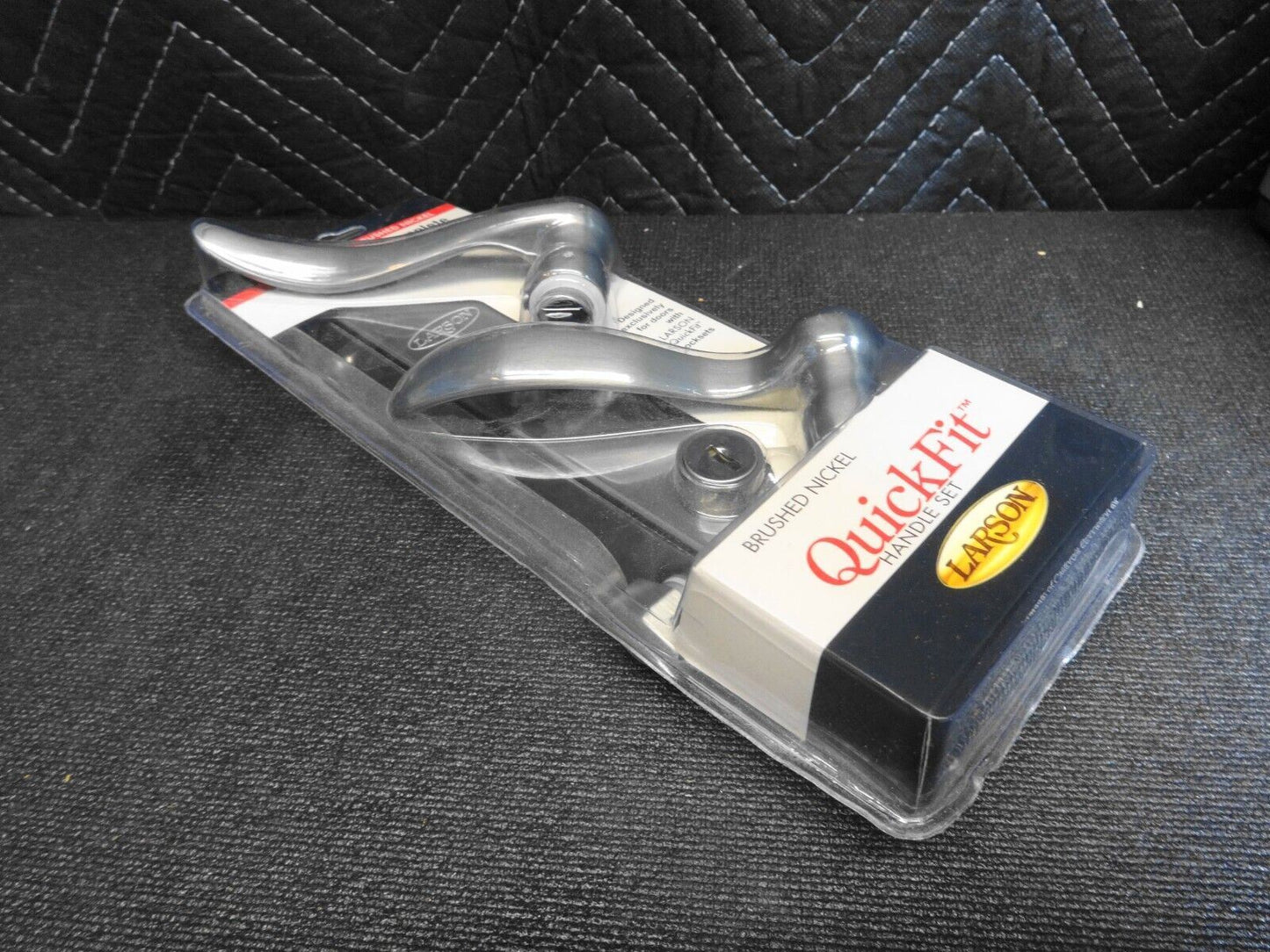 Larson Quick Fit Brushed Nickel Storm Door Matching Handleset - 20297817