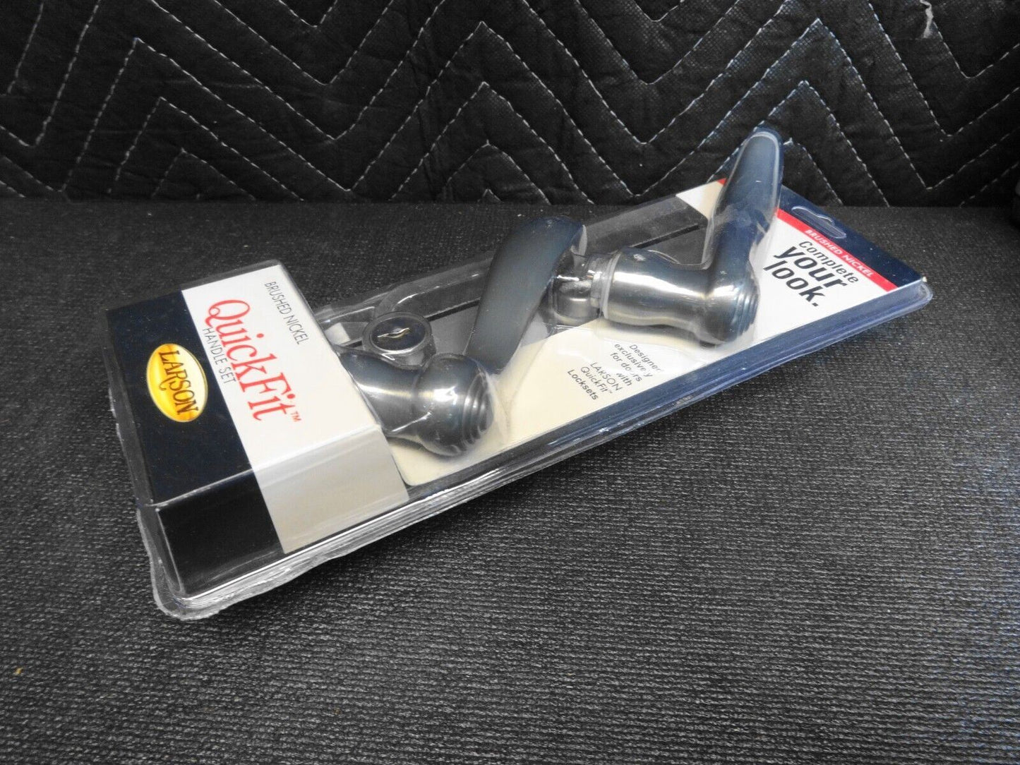 Larson Quick Fit Brushed Nickel Storm Door Matching Handleset - 20297817