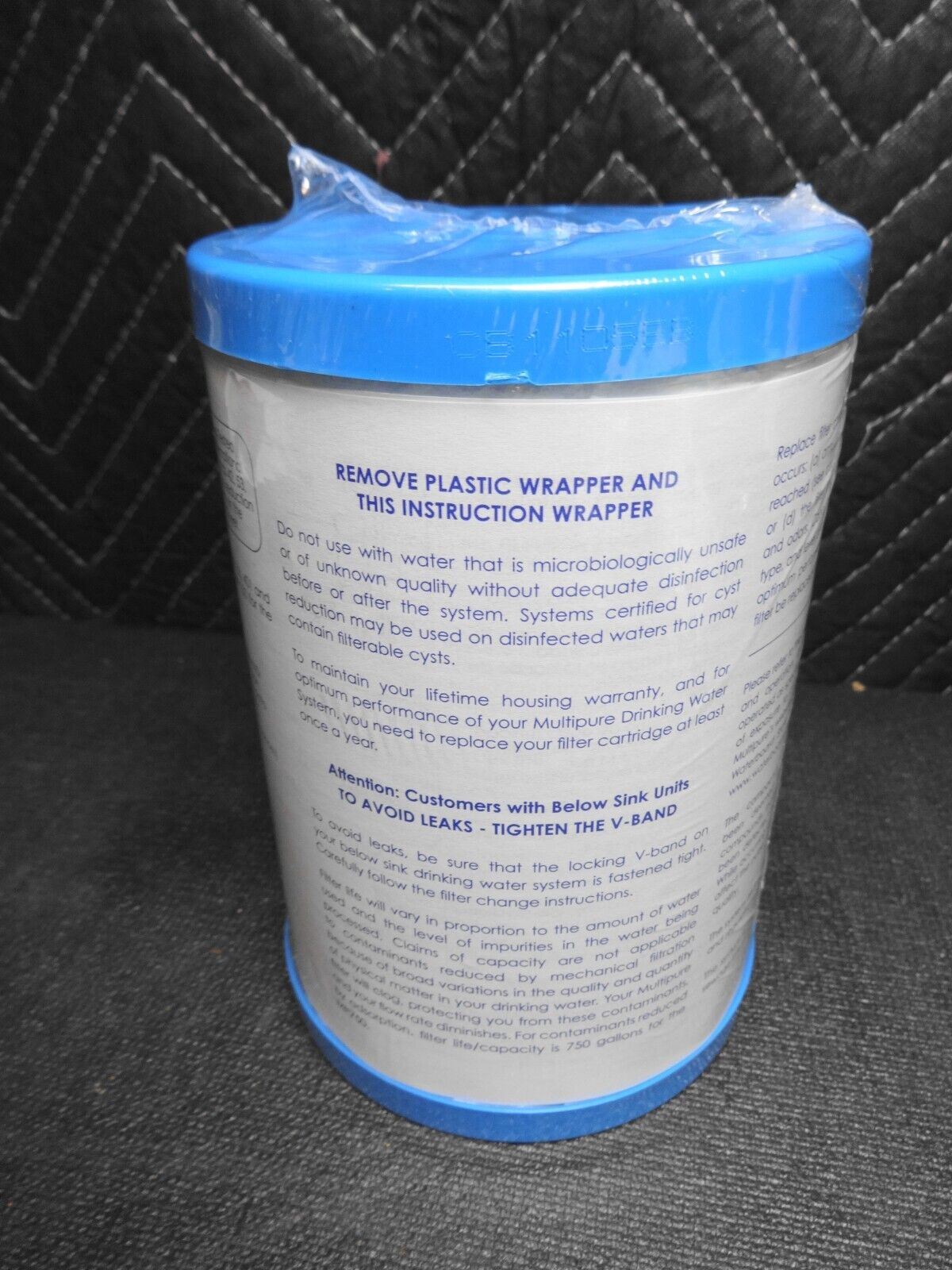 MultiPure CB6 Replacement Water Filter MP750, MP1200 Multi Pure Drinking