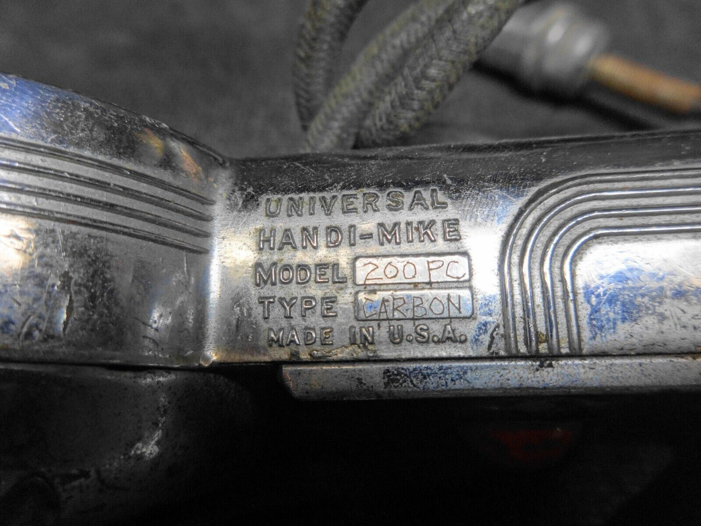 Rare Vintage 1930's Universal Handi-Mike Model 200-PC Microphone