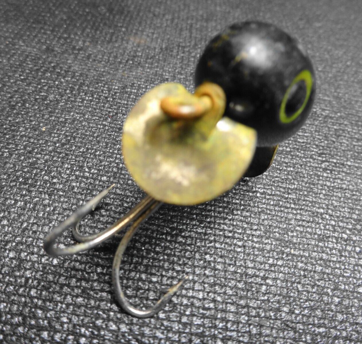 Vintage Heddon Hula Dancer Fishing Lure - Black