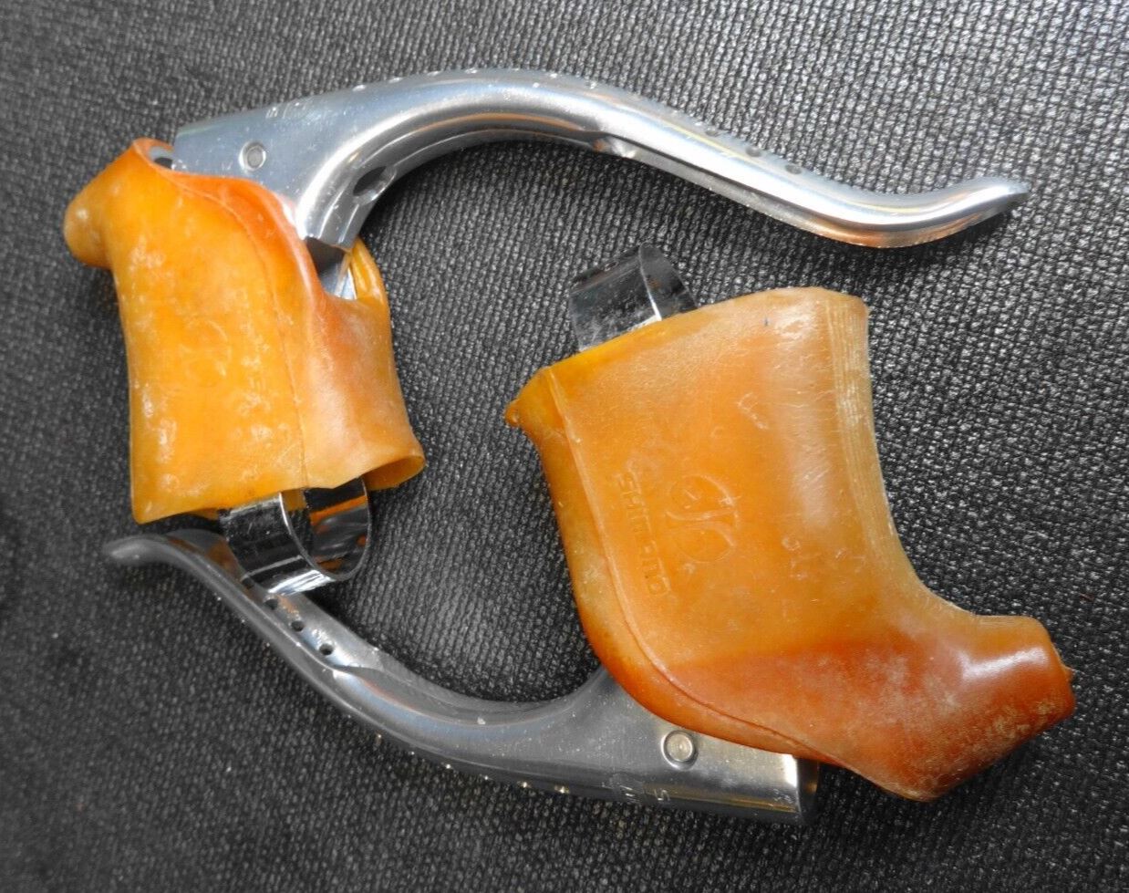 NOS Shimano Dura Ace M 140 100 Brake Levers First Gen Road 1970s Vintage