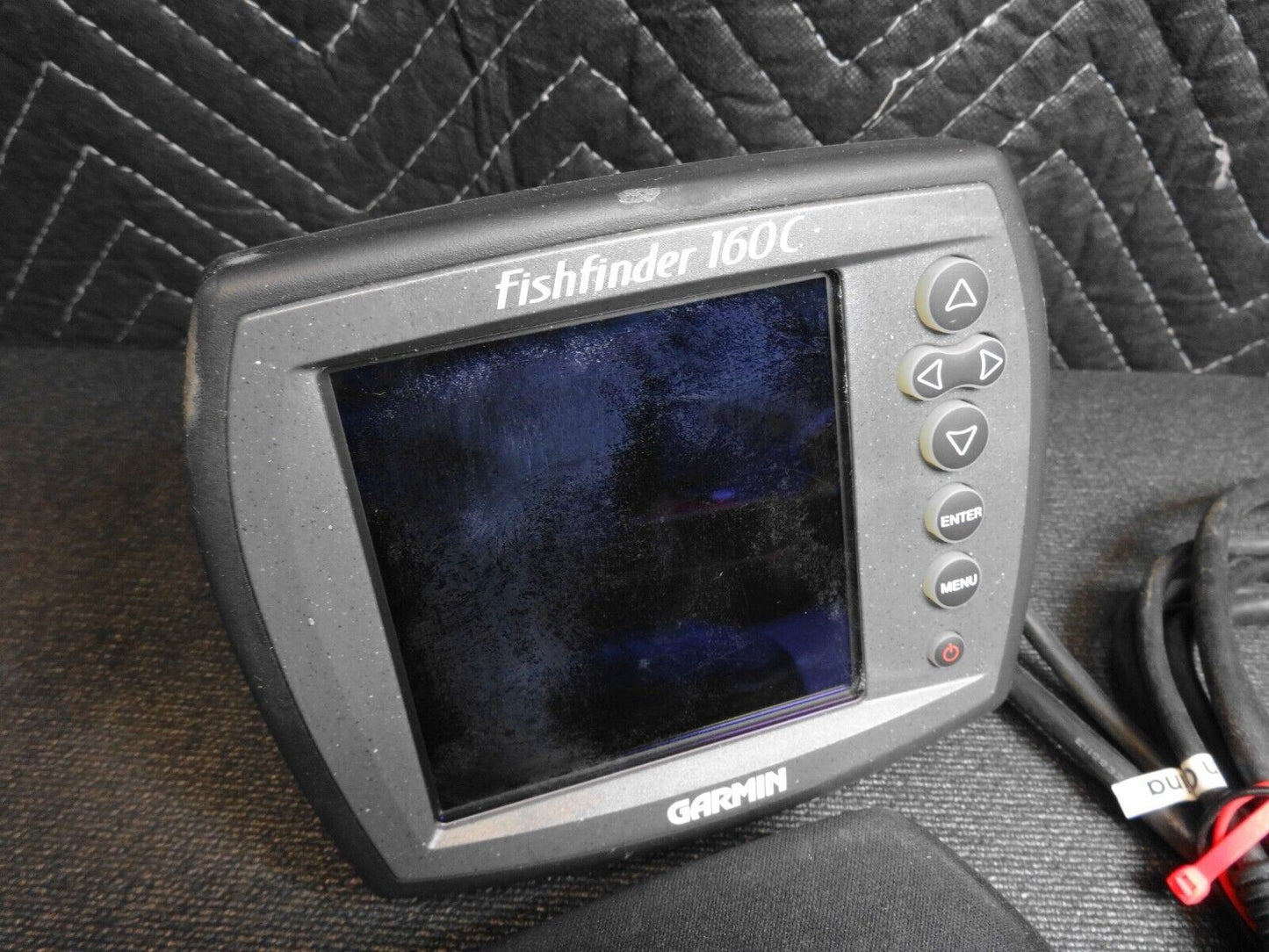 Garmin 160 C Fishfinder Sonar Head Unit & Cables ONLY