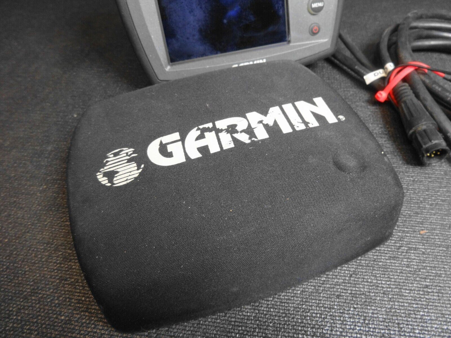 Garmin 160 C Fishfinder Sonar Head Unit & Cables ONLY