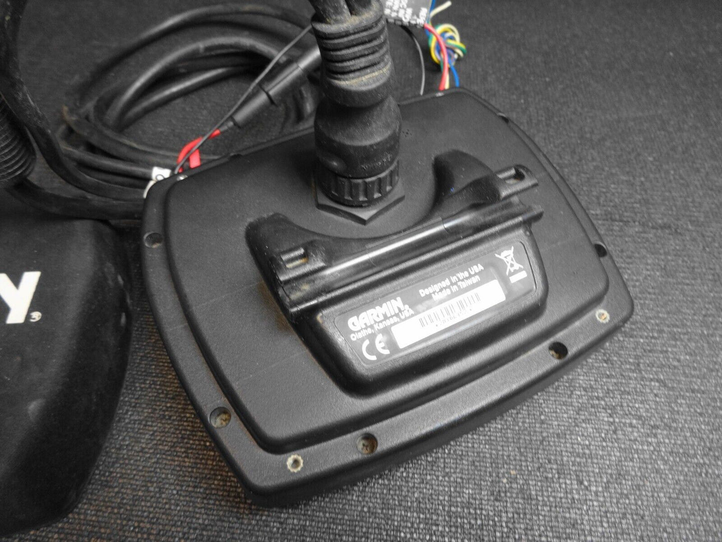 Garmin 160 C Fishfinder Sonar Head Unit & Cables ONLY