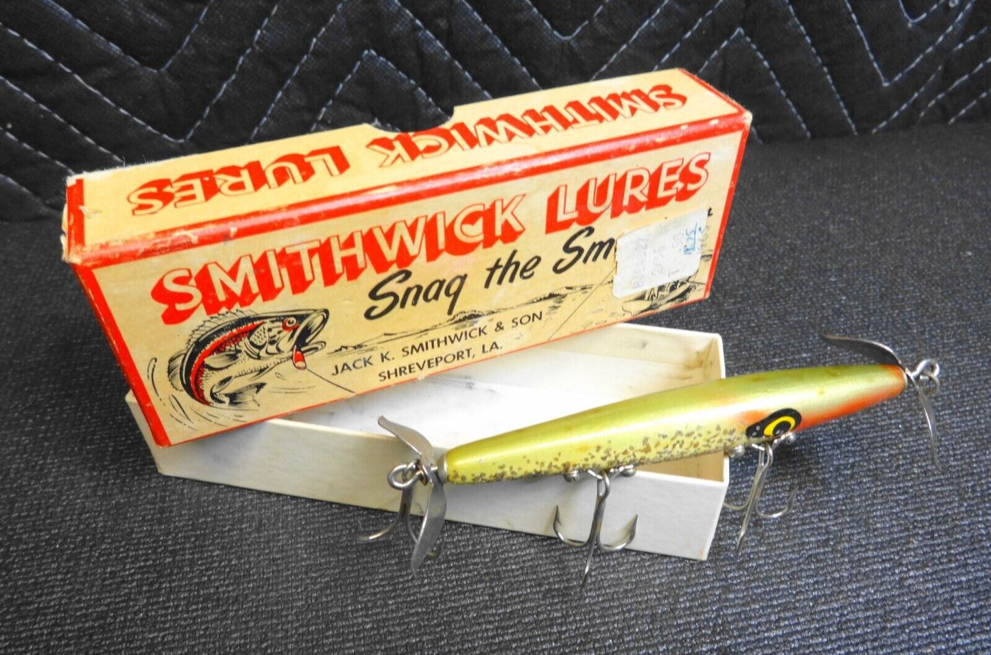 RARE Smithwick DEVILS RACE HORSE Lure / S-106 Box