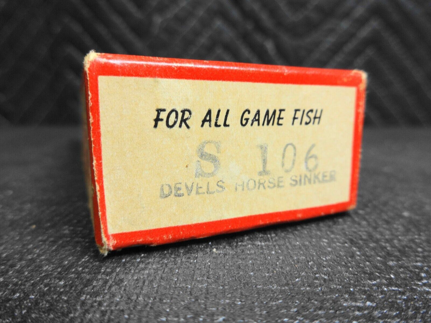 RARE Smithwick DEVILS RACE HORSE Lure / S-106 Box