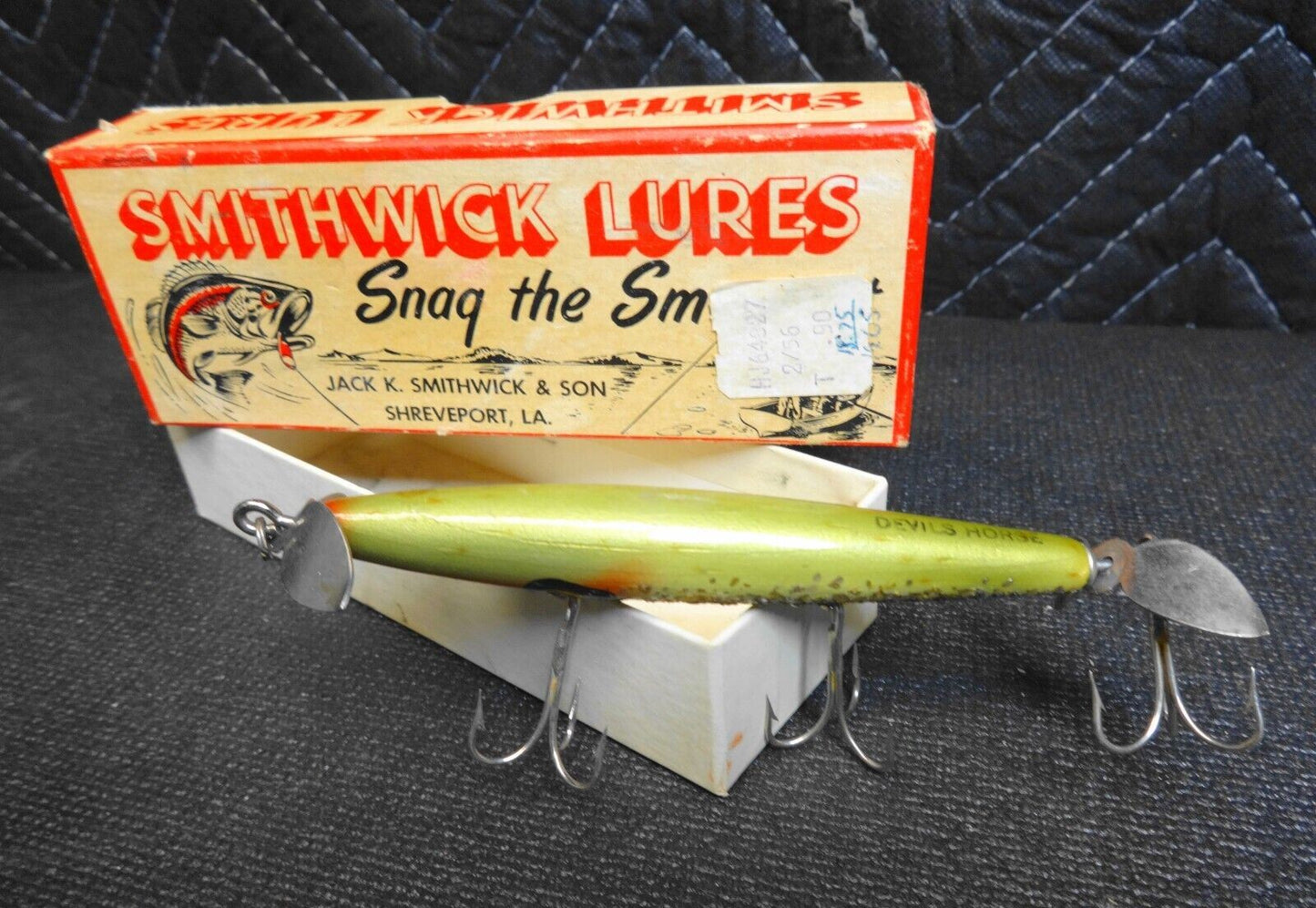 RARE Smithwick DEVILS RACE HORSE Lure / S-106 Box