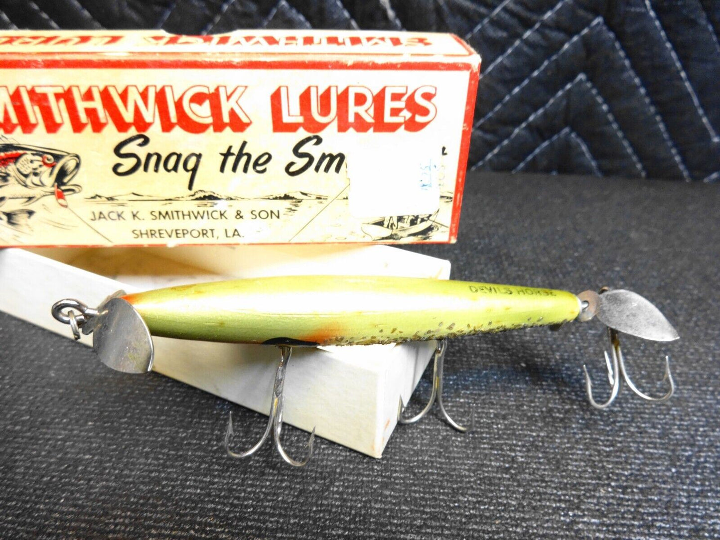 RARE Smithwick DEVILS RACE HORSE Lure / S-106 Box