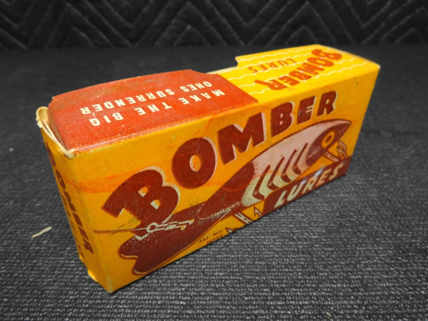 Old Package Bomber Deep Running Lure Crankbait 3.5" - Gray in Box - V8319-B