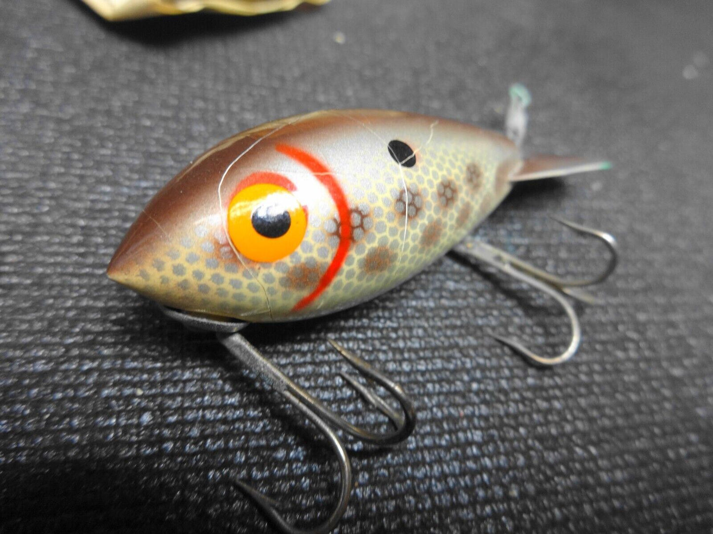 Old Package Bomber Deep Running Lure Crankbait 3.5" - Gray in Box - V8319-B