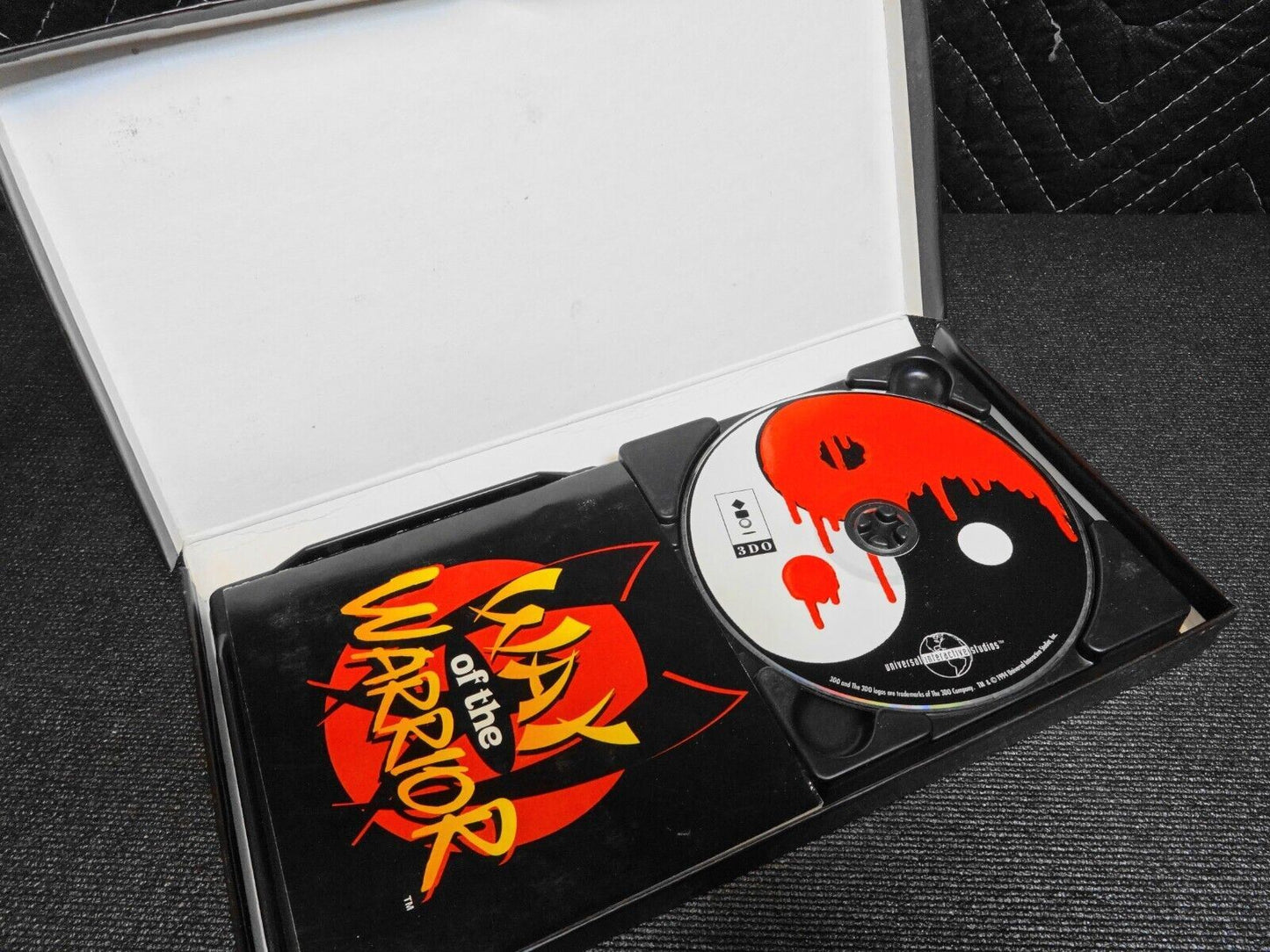 VINTAGE 1994 Way of the Warrior PANASONIC 3DO Complete Game Disc Manual Longbox